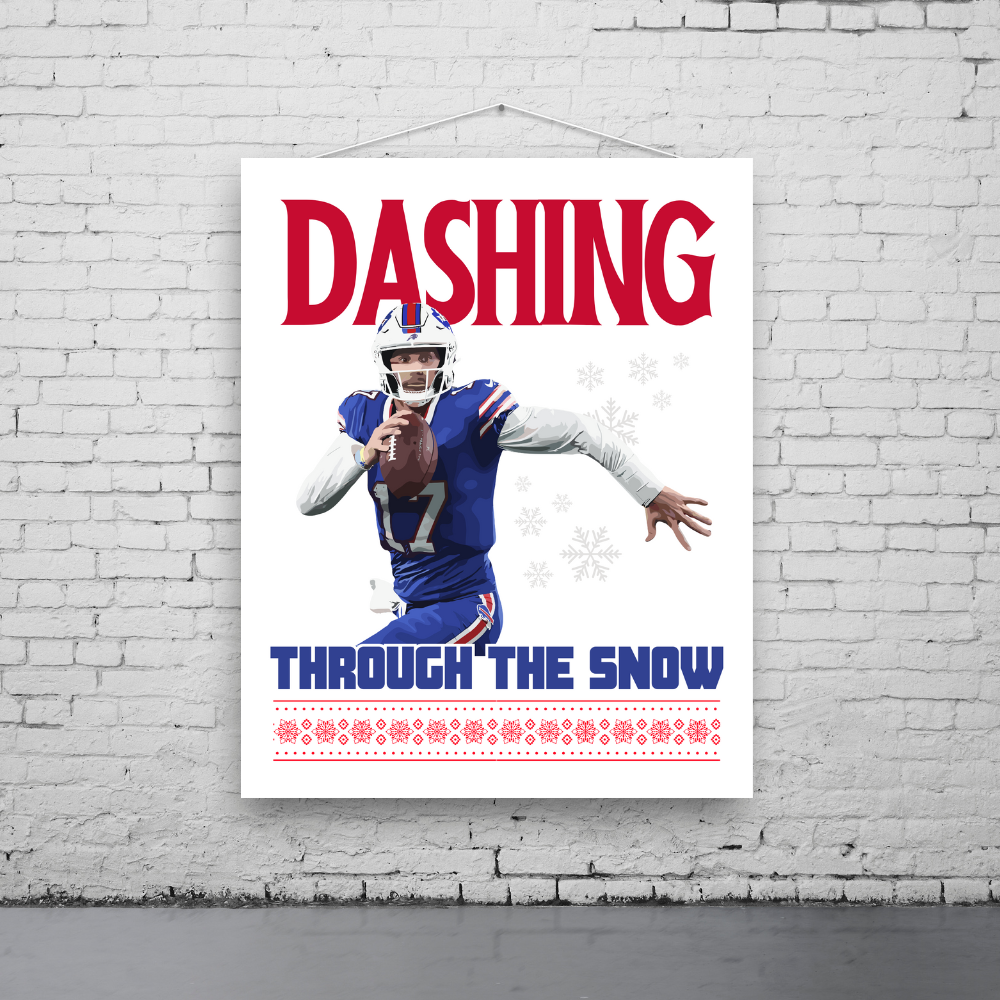 JA Dashing Holiday Art Print