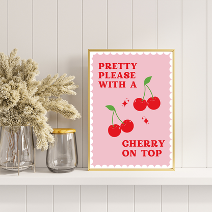 Pretty Please Art Print