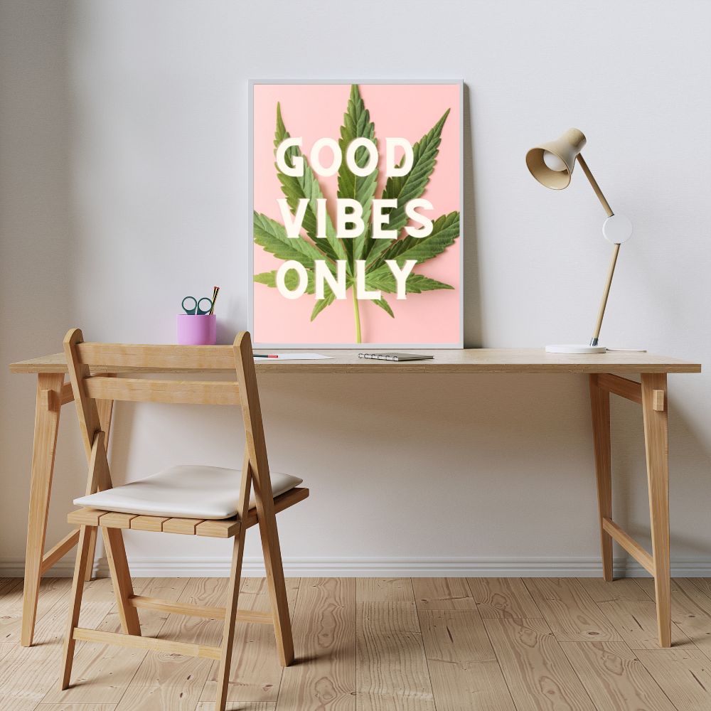 Good Vibes Only Art Print