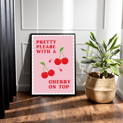 Pretty Please Art Print
