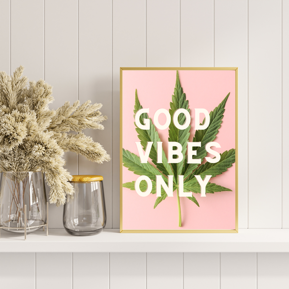 Good Vibes Only Art Print
