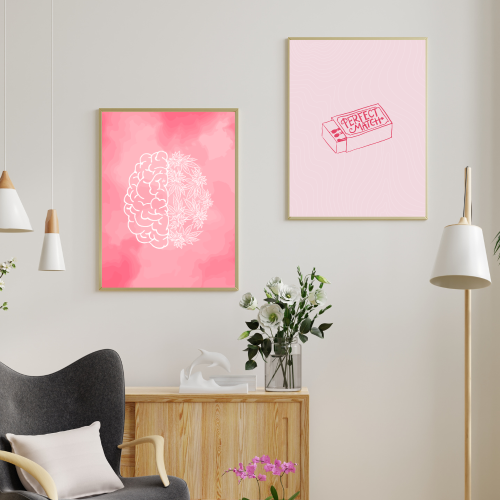 Cannibrain Art Print