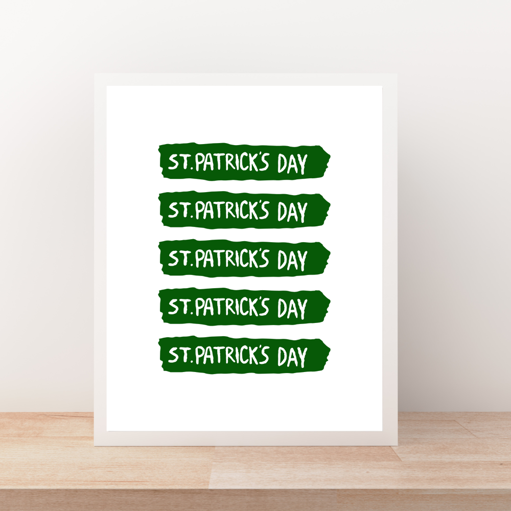 St Patricks Day Art Print