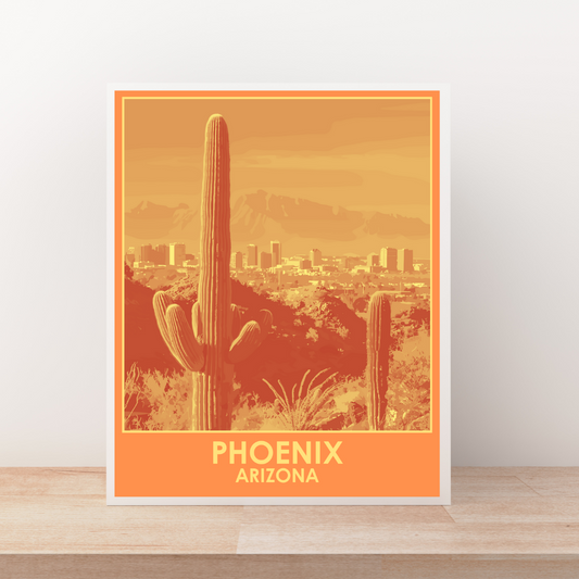 Phoenix (City Series) Art Print