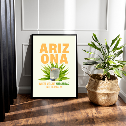 Salt Margaritas, Not Sidewalks Art Print