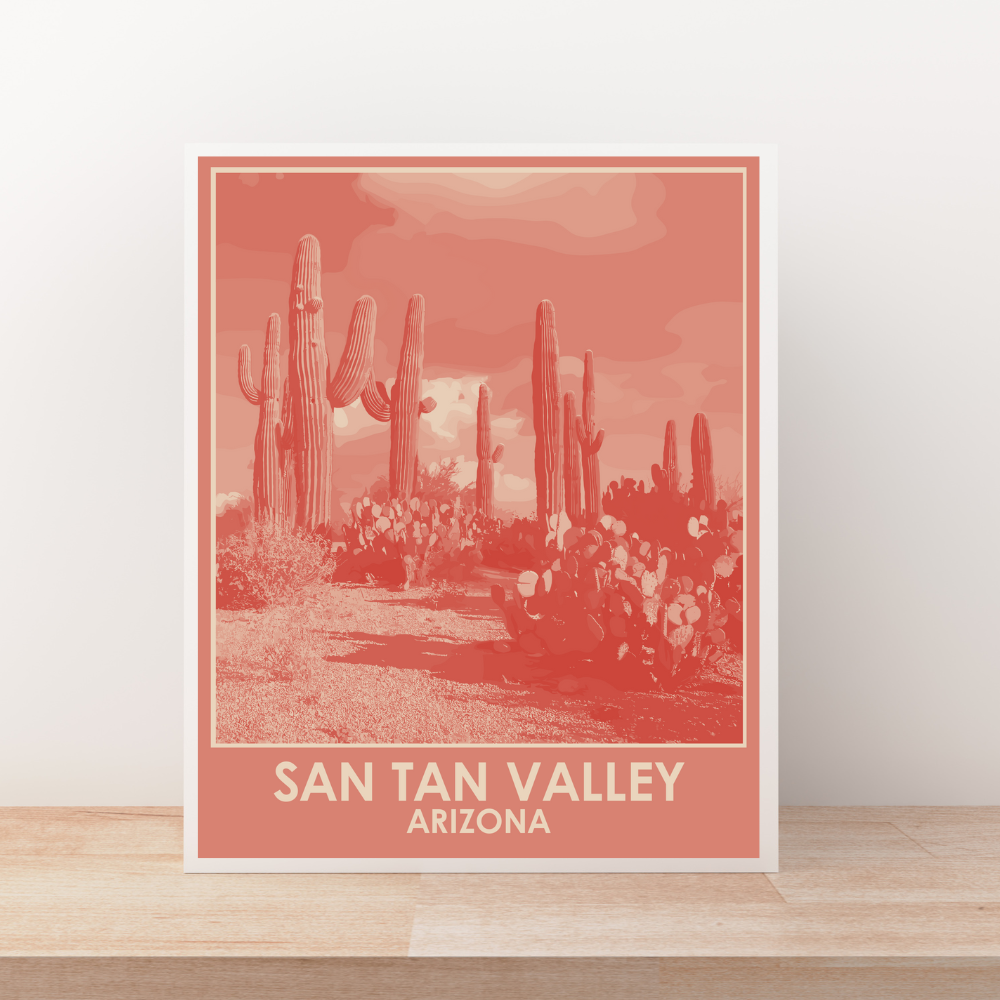 San Tan Valley (City Series) Art Print