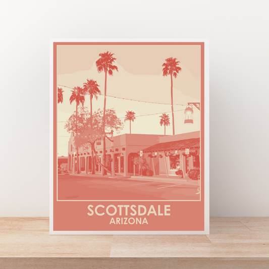 Scottsdale (City Series) Art Print