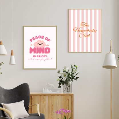 Peace of Mind is Pricey Art Print