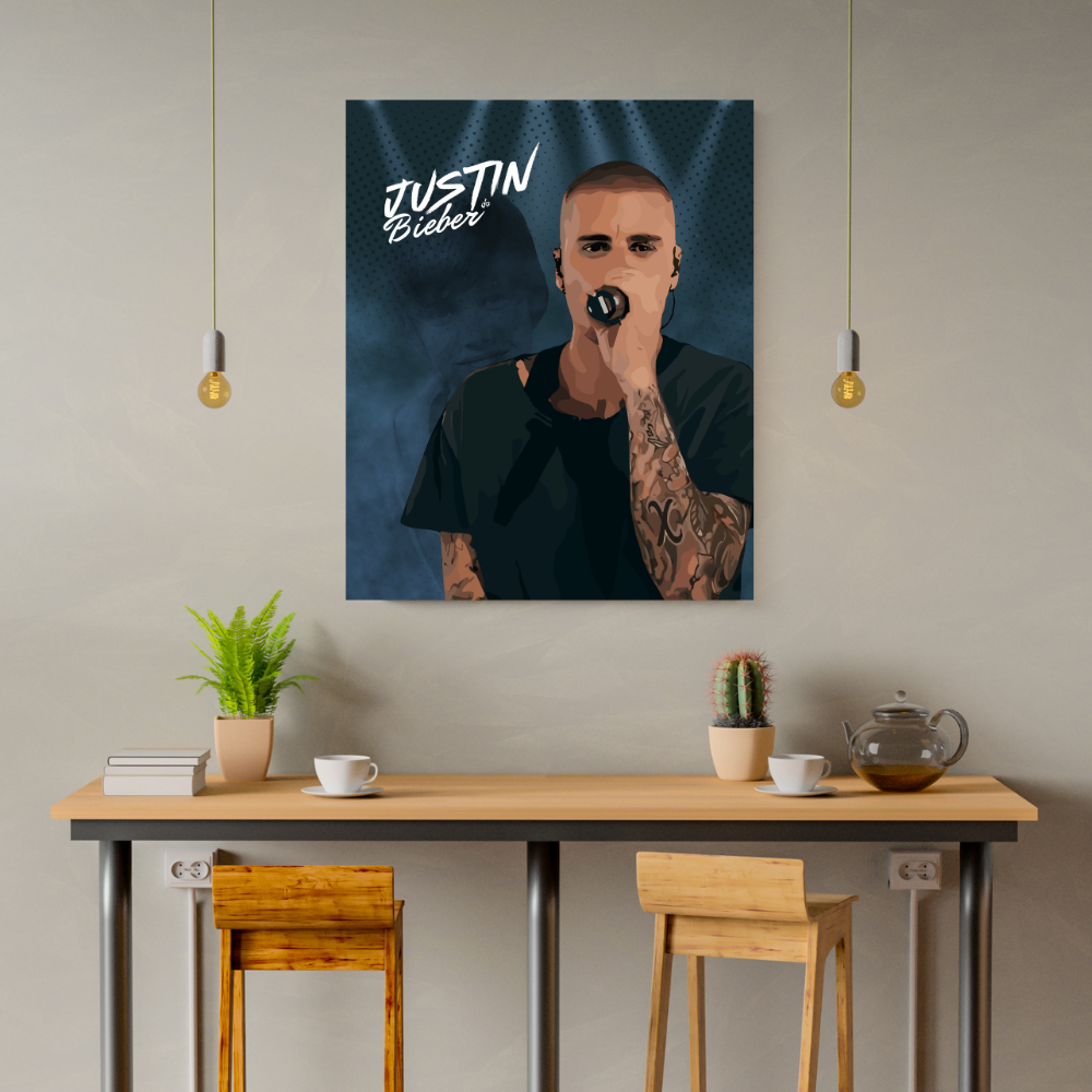 Justin Bieber (Artist Series) Art Print
