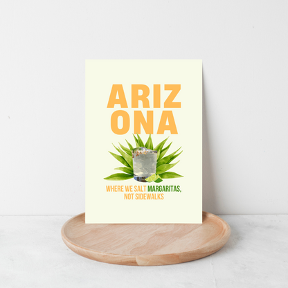 Salt Margaritas, Not Sidewalks Art Print