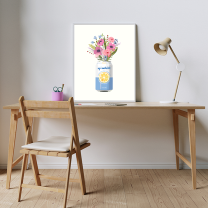 Seltzer Flowers Art Print