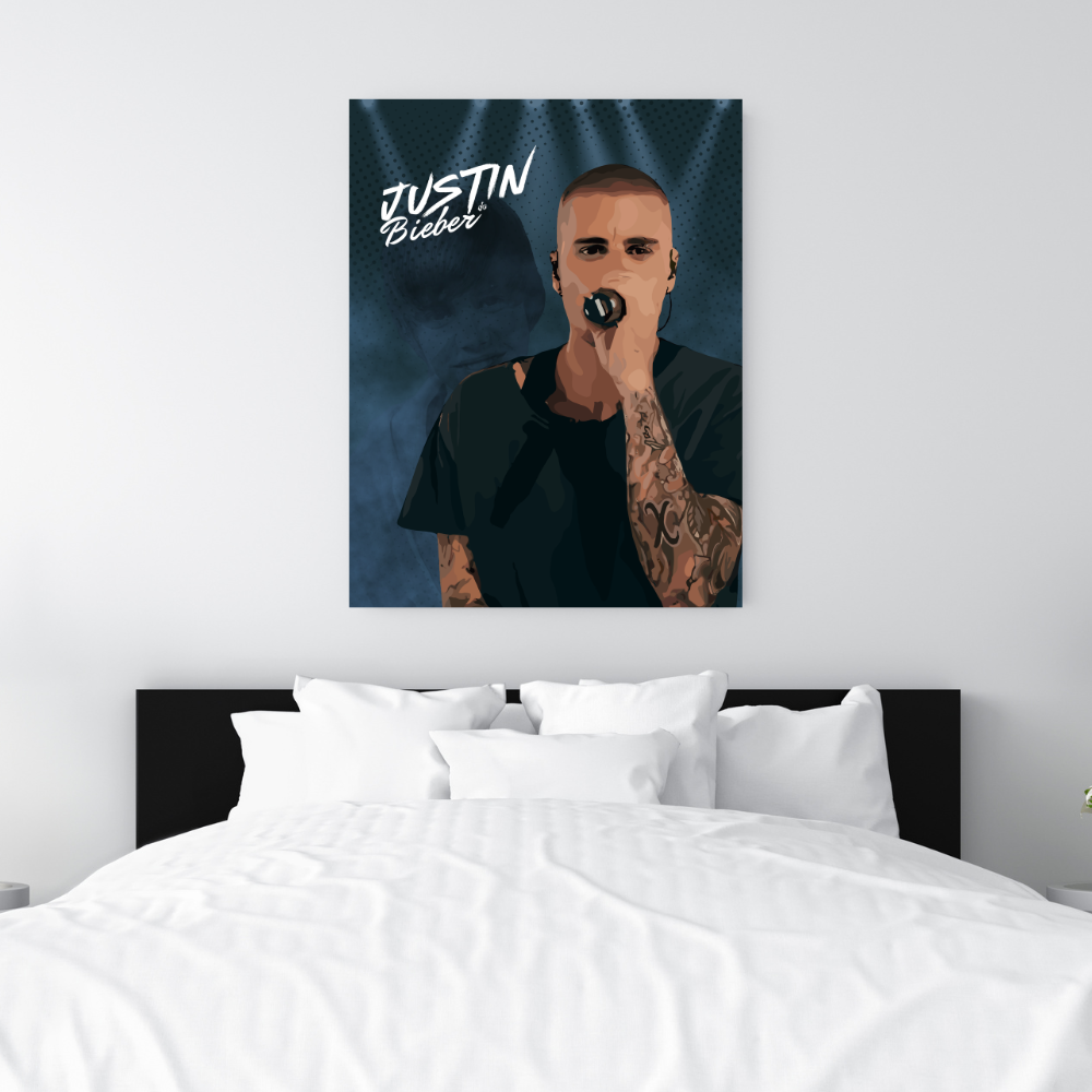 Justin Bieber (Artist Series) Art Print