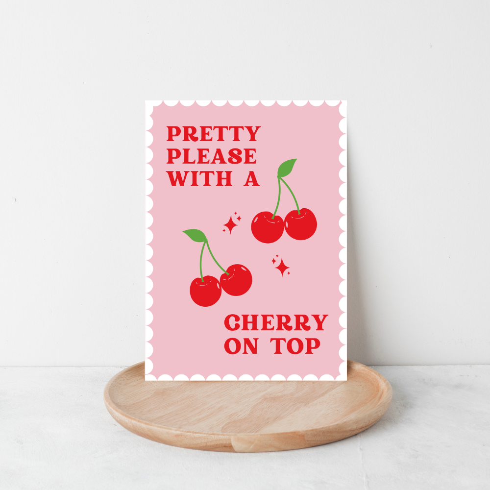Pretty Please Art Print