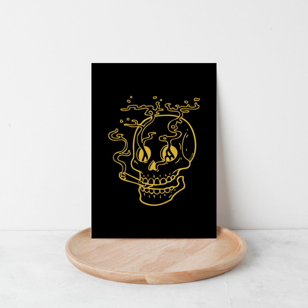 Smoking Skull