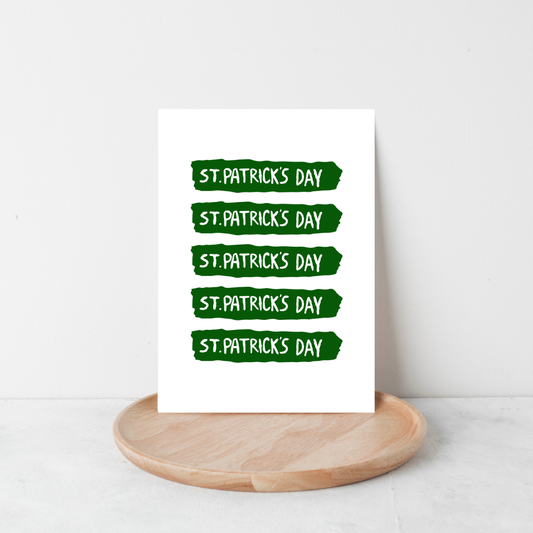 St Patricks Day Art Print
