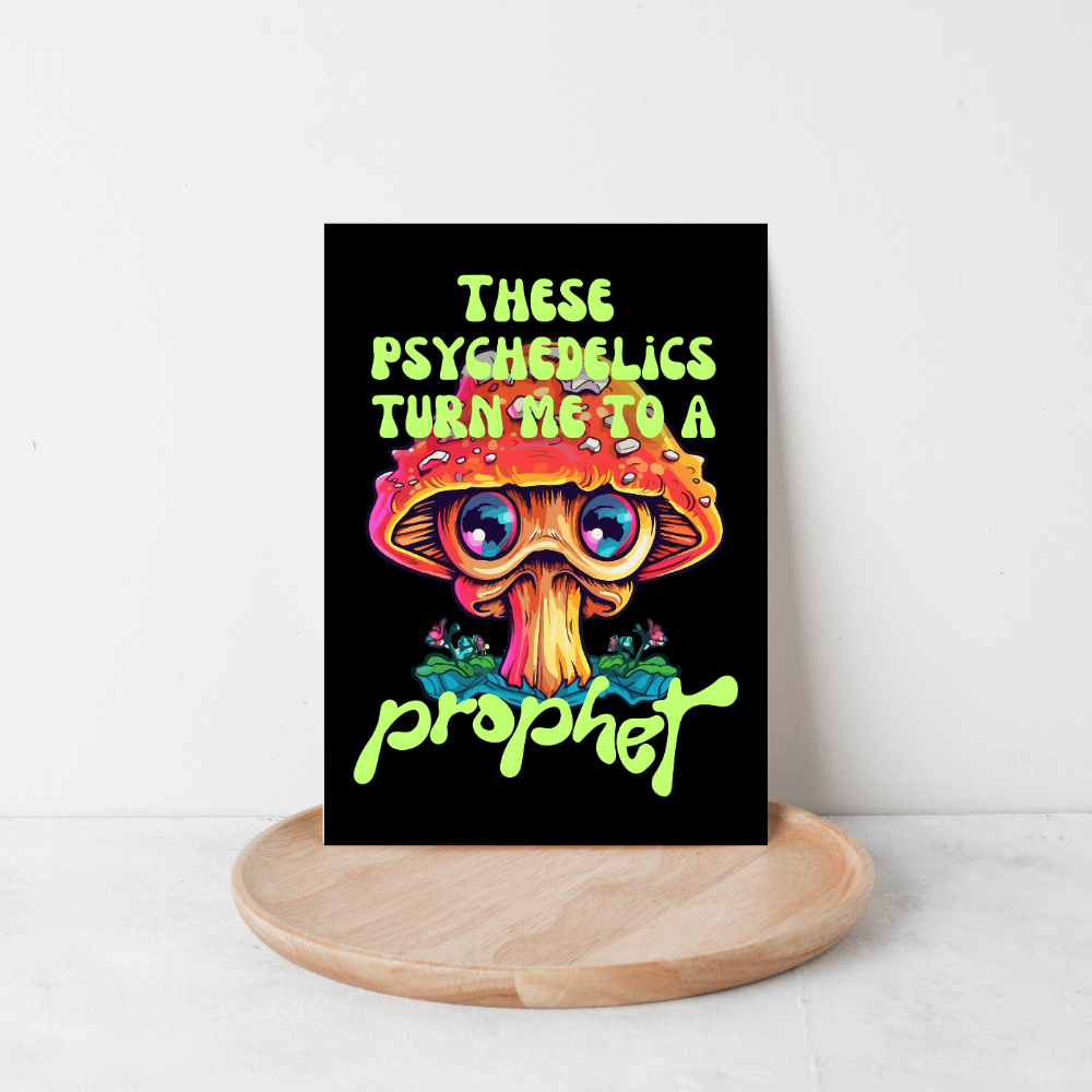 Turn Me to a Prophet Art Print