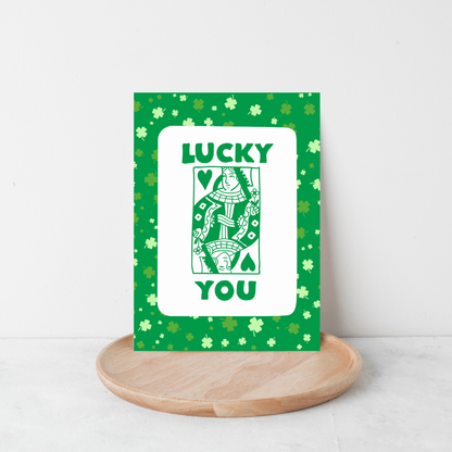 Lucky You Art Print