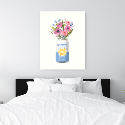 Seltzer Flowers Art Print
