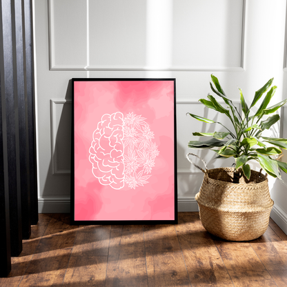 Cannibrain Art Print
