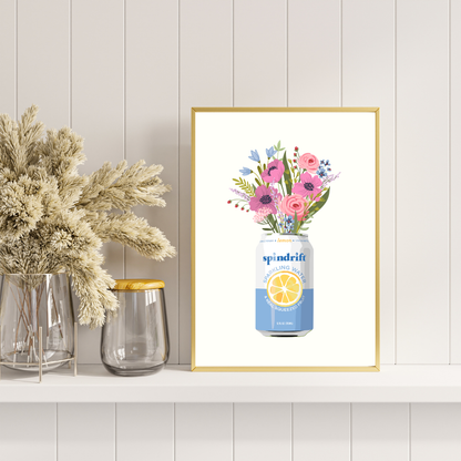 Seltzer Flowers Art Print