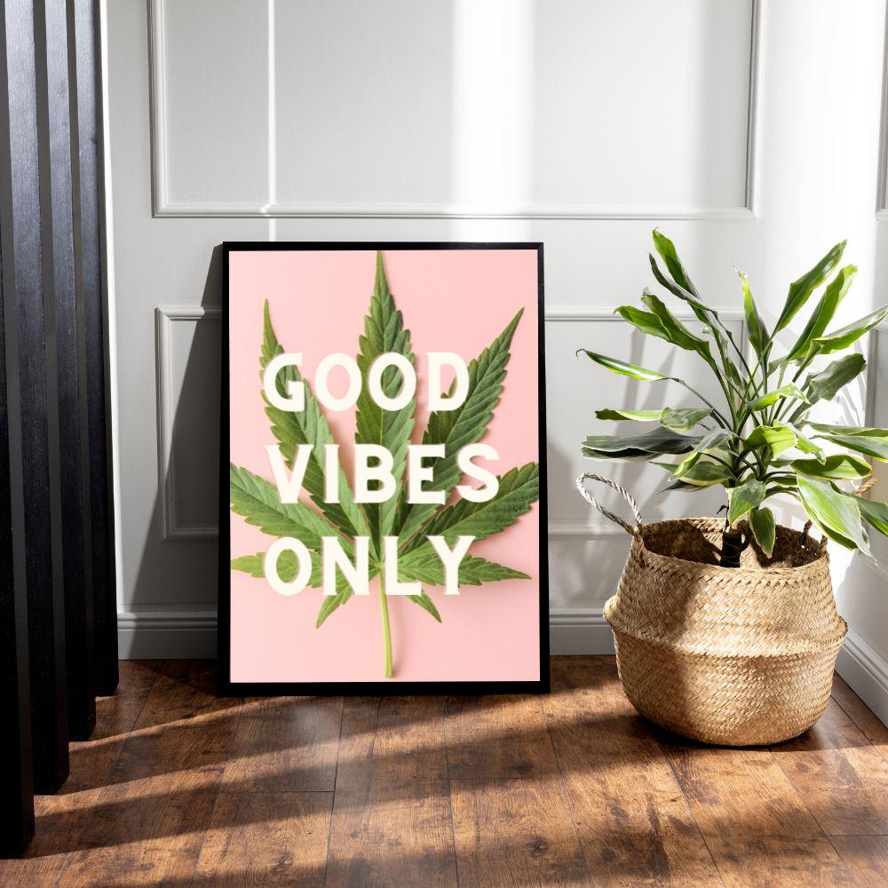 Good Vibes Only Art Print