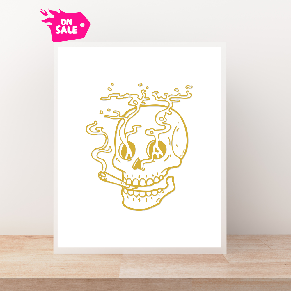 Smoking Skull