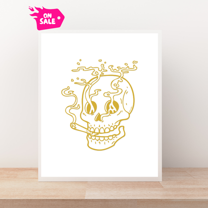 Smoking Skull