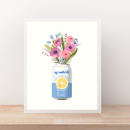 Seltzer Flowers Art Print