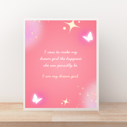 My Dream Girl Art Print
