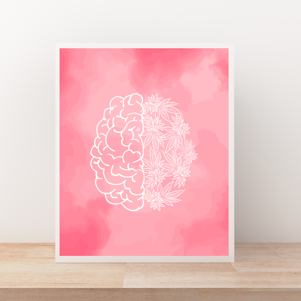 Cannibrain Art Print