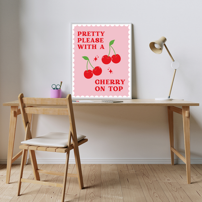 Pretty Please Art Print