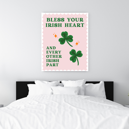 Bless Your Irish Heart Art Print