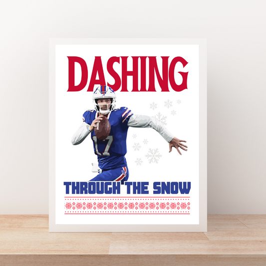 JA Dashing Holiday Art Print