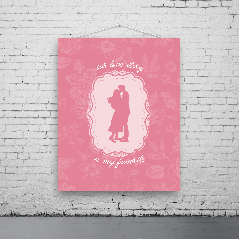 Our Love Story Art Print
