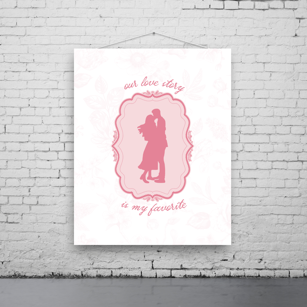 Our Love Story Art Print