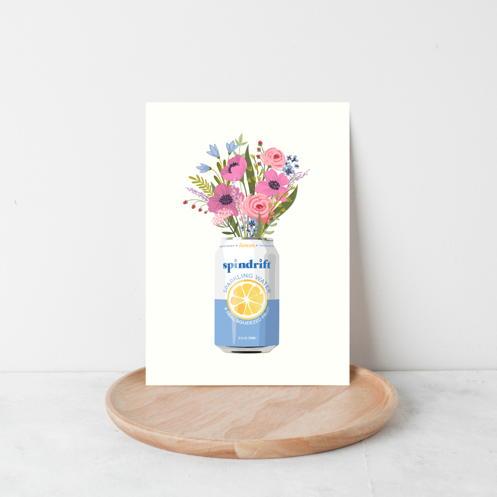 Seltzer Flowers Art Print