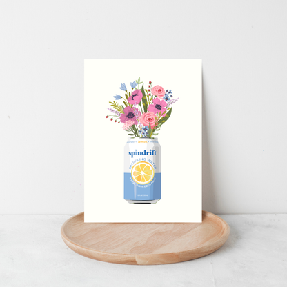 Seltzer Flowers Art Print