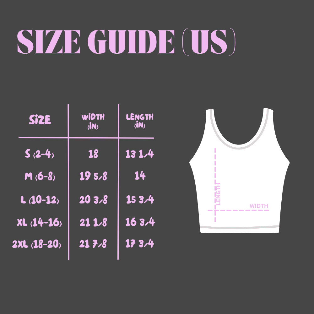 The Lyme Love Project Crop Racer Tank